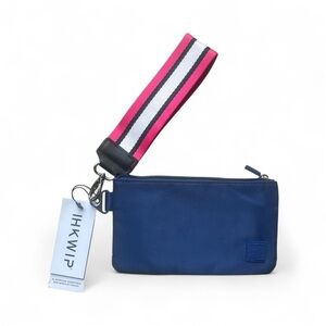 NWT The Everyday Essentials RFID Wristlet Pouch - Navy
